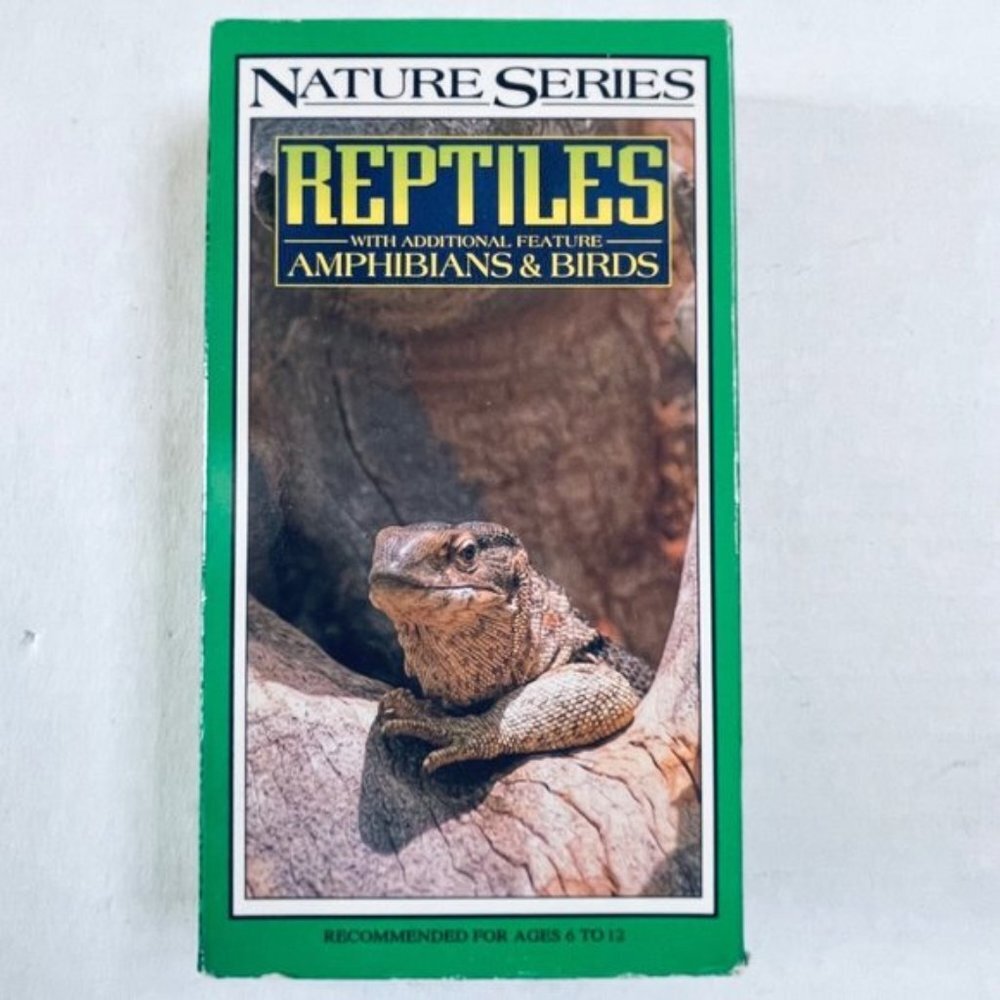 Nature Series Reptiles Amphibians Birds Movie VHS‎ Video Ages 6 to 12 1993 Color